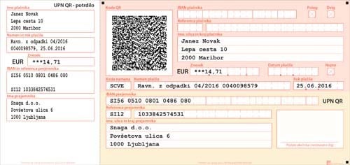 Spletna banka oz. predračun